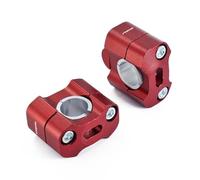 BXCTDNFB Handlebar Riser For TRANSALP XL700V XL650V CNC Aluminum 22mm 28mm Handlebar Risers Adapter Off Road Motorcycle Bar Clamps(Red)