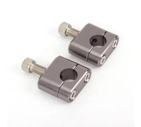 BXCTDNFB Handlebar Riser Universal 7/8" Aluminum Motorcycle Handlebar Risers 22mm 28mm Handle Bar Mount Clamps Dirt Pit Bike Motorbike Accessories(22mm grey)