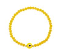 BXDA Evil Eye Colorful Gemstone Beaded Bracelets for Women, Handmade Natural Stone Gold Beads Adjustable Bracelet Holiday Fashion Jewelry Gift., 6"-11", Brass, no gemstone