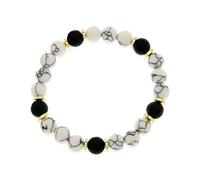 BXDA Healing Natural Stones Beaded Stretch Bracelets for Women, Handmade Stackable Stretch Bracelet Holiday Snmmer Jewelry Gift., 6"-11", Brass, no gemstone