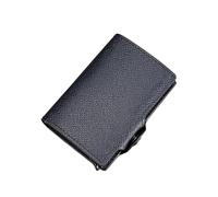 BXGGXBYSW Automatic Ejected Card Bag Metal Credit Card Box Money Clip Wear-Resistant Folding RFID Anti-Magnetic Card Clip