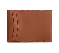 BXGGXBYSW Leather Wallet Banknote Clip, Coin Pocket/Credit Card Holder with 11 Card Slots - Slim Wallets for Men Women (Color : C)