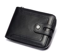 BXGGXBYSW Retro Leather Wallets, Delicate Banknote Clip Sewn Wealth Bag, Coin Pocket/Credit Card Holder with 14 Card Slots (Color : Brown)