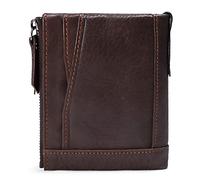 BXGGXBYSW Short Wallet, RFID Blocking Credit Card Holder, Leather Handmade Coin Pocket/Banknote Clip Wealth Bag (Color : B)