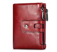 BXGGXBYSW Stylish Wallet, Large Capacity Leather Wallet/Credit Card Holder with 14 Card Slots (Color : B)