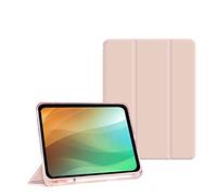 BXGH iPad Pro 11 Inch Case 2022(4th Gen)/2021(3rd Gen) with Pen Holder, Trifold Stand Smart Case with Soft TPU Backing, Auto Wake/Sleep (Rose)