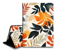 Bxgolkgd Case for iPad Air 11 Inch M3 2025/M2 2024,iPad Air 5th/4th Generation 10.9 Inch,Shockproof Stand Cover with Heat Dissipation,Auto Wake/Sleep Function,Tropical Plant Art