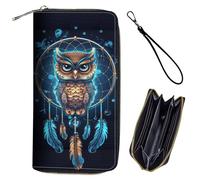 Bxgolkgd Women's Wallet, RFID Protected, PU Leather, Dreamcatcher Owl 14