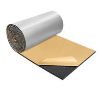 BXI Insulation Foam Roll, 33 x 382 x 0.5 cm, Self-Adhesive Thermal Board, Reflective Aluminum Foil Heat Shield, Waterproof Radiant Barrier for Garage Door, HVAC Pipe, RV Window, Basement Duct
