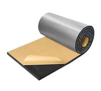 BXI Sound Proof Closed Cell Foam, Self-Adhesive 33 x 194 x 1 cm Heat Shield Acoustic Rubber Foam Sheet - Waterproof Noise Vibration Thermal Insulation Roll for Home, Car, HVAC, Pipe, Machine