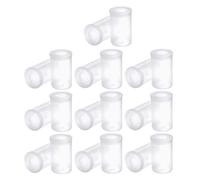 Bxian 20PCS 33mm Outer Diameter Transparent Plastic Film Canister Bait Storage Container for Storing Small Items Keys Coins Art Beads