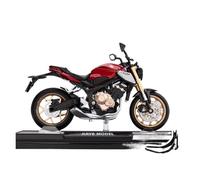 BXJUCBHDO car mode 1:12 CB650 Alloy Diecast Simulation Motorcycle Model Ornament Advanced Collection alloy Diecast(Red-boxed)