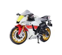BXJUCBHDO car mode 1/12 For Yamaha YZF-R1M Motorcycle Model Toy Alloy Diecast Simulation Models Motor Cycle Collection Decoration alloy Diecast(White-Boxed)