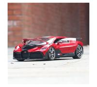 BXJUCBHDO car mode 1:18 For Bugatti Divo Chiron Sports Car Model Static Simulation Die Cast Vehicles Collectible Simulation Ornament alloy Diecast(Red DIVO)