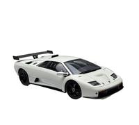 BXJUCBHDO car mode 1/18 For LAMBORGHINI DIABLO GTR Alloy Diecast Sports Car Model Static Display Collection Gift Toy Miniature Scale alloy Diecast(WHITE 79136)