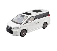BXJUCBHDO car mode 1:18 For Lexus LM300 Alloy Diecast Commercial Vehicle Model Simulation Car Pull Back Miniature Collection alloy Diecast(White-boxed)