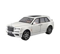BXJUCBHDO car mode 1/20 For Rolls-Royce Cullinan BB Version Alloy Diecast Pull Back Model Car Desktop Ornament Fine Collection alloy Diecast(White Original box)