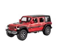 BXJUCBHDO car mode 1:22 For Jeeps Wrangler Rubicon Alloy Diecasts Toy Vehicles Metal Car Model Pull Back Collection Gift Ornament alloy Diecast(Red)