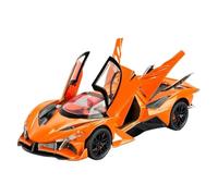 BXJUCBHDO car mode 1:24 For Apollo Spray EVO Alloy Diecast Car Model Exquisite Desktop Ornaments The Best Collection Enthusiasts alloy Diecast(Orange with box)