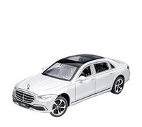 BXJUCBHDO car mode 1/24 For Benz S400L Alloy Car Model Metal Diecast Vehicle Exquisite Craftsmanship Collection Fine Ornament alloy Diecast(No box-White)