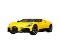 BXJUCBHDO car mode 1:24 For Bugatti Mistral Alloy Car Model Ornaments Collection Convertible Simulation Supercar Crafts mini Scaled(Yellow)