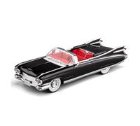 BXJUCBHDO car mode 1: 24 For Cadillac Rocket Alloy Diecast Car Model Effects Advanced Collection Toy Gift Simultiaon Ornament alloy Diecast(Black-boxed)