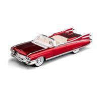 BXJUCBHDO car mode 1: 24 For Cadillac Rocket Alloy Diecast Car Model Effects Advanced Collection Toy Gift Simultiaon Ornament alloy Diecast(Red)