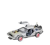 BXJUCBHDO car mode 1:24 For Delorean DMC-12 Back To The Future Time Machine Diecast Alloy Model Car Metal Collection Door Can Be Opened alloy Diecast(3-boxed)