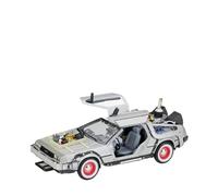 BXJUCBHDO car mode 1:24 For Delorean DMC-12 Back To The Future Time Machine Diecast Alloy Model Car Metal Collection Door Can Be Opened alloy Diecast(3)