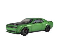 BXJUCBHDO car mode 1:24 For Dodge Challenger Hellcat Redeye Flash Version Alloy Metal Diecast Car Model American Muscle Trendy Ornament alloy Diecast(Green)