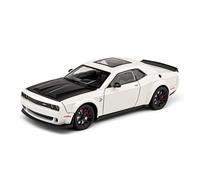 BXJUCBHDO car mode 1:24 For Dodge Challenger SRT Hellcat Redeye Super Muscle Car Alloy Metal Diecast Model Collecting Decorative alloy Diecast(White)