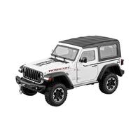 BXJUCBHDO car mode 1:24 For Jeep Alloy Model Dual-form Four-wheel Shock Absorption Exquisite Desktop Ornaments Door Can Be Opened alloy Diecast(White with box)