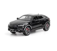 BXJUCBHDO car mode 1:24 For Lamborghini Alloy URUS Bison Model Car Exquisite Desktop Ornaments The Best Collection Enthusiast alloy Diecast(Black with box)