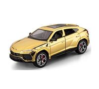 BXJUCBHDO car mode 1:24 For Lamborghini Buffalo URUS Plated Alloy Diecast Car Model Simulation Ornament Gift Toy Advanced Collection alloy Diecast(Gold)