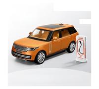 BXJUCBHDO car mode 1:24 For Land Rover Range SUV Alloy Diecast Vehicles Car Model Simulation Off-road Miniature Metal Ornament alloy Diecast(Orange)
