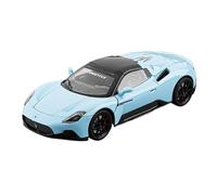 BXJUCBHDO car mode 1:24 For Maserati MC20 Alloy Diecast Sports Car Simulation Miniature Metal Pull Back Collection Ornament alloy Diecast(Blue With box)