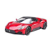 BXJUCBHDO car mode 1/24 For Maserati MC20 Cabrio Alloy Sports Car Model Diecast Metal Track Racing Vehicles Ornament Fine Collection alloy Diecast(Red-box)