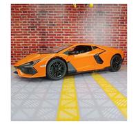 BXJUCBHDO car mode 1:24 For Reventon Supercar Alloy Car Model Doors On Both Sides That The Front Hood And Trunk Door Can Be Opened alloy Diecast(Orange)
