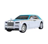 BXJUCBHDO car mode 1:24 For Rolls-Royce Luxury Business Car Alloy Model Door Opening In Many Places Exquisite Desktop Ornaments alloy Diecast(Blue with box)