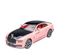 BXJUCBHDO car mode 1:24 For Rolls-Royce Shining Alloy Model Diecast Vehicle Best Collection Enthusiasts Door Can Be Opened alloy Diecast(Pink)
