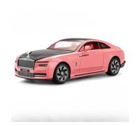 BXJUCBHDO car mode 1/24 For Rolls Royce Spectre Alloy Diecast Car Model Simulation Limousine Pull Back Advanced Decorative alloy Diecast(Pink)