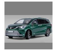 BXJUCBHDO car mode 1:24 For Toyota Sienna MPV Van Alloy Diecasts Vehicles Metal Car Model Collection Miniature Simultiaon Ornament alloy Diecast(Green No box)