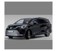 BXJUCBHDO car mode 1:24 For Toyota Sienna MPV Van Alloy Diecasts Vehicles Metal Car Model Collection Miniature Simultiaon Ornament alloy Diecast(Black With box)