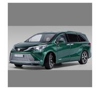 BXJUCBHDO car mode 1:24 For Toyota Sienna MPV Van Alloy Diecasts Vehicles Metal Car Model Collection Miniature Simultiaon Ornament alloy Diecast(Green With box)
