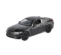 BXJUCBHDO car mode 1:32 For BMW M4 Luxury Alloy Diecast Sedan Model Simulated Four-wheel Shock Absorption Strong Force Recovery alloy Diecast(Black with box)