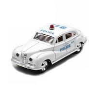 BXJUCBHDO car mode 1: 32 For Classic Vintage Cars Police Fire Trucks Alloy Diecast Models Cars Puzzle Collection Ornament Door Open alloy Diecast(White-boxed)