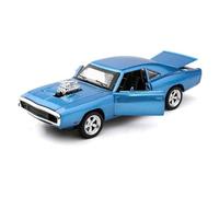 BXJUCBHDO car mode 1:32 For Dodge Simulation Challenger 1970 Fast Alloy Classics Car Model Diecasts Vehicles Furious Decoration Toys alloy Diecast(Blue 1pc)