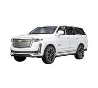 BXJUCBHDO car mode 1:32 For Escalade Alloy Car Model Has Simulated Functions Doors And The Front Hood And Trunk Door Can Be Opened alloy Diecast(WHITE)