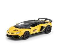 BXJUCBHDO car mode 1: 32 For Lamborghini SVJ63 Simulation Alloy Diecast Convertible Sports Car Model Detail Collection Ornament alloy Diecast(Yellow-boxed)