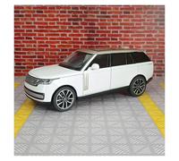 BXJUCBHDO car mode 1:32 For Land Rover Alloy Diecast Off-road Vehicle Model Car Ornaments Collection Doors And Hood Trunk Can Open alloy Diecast(WHITE)